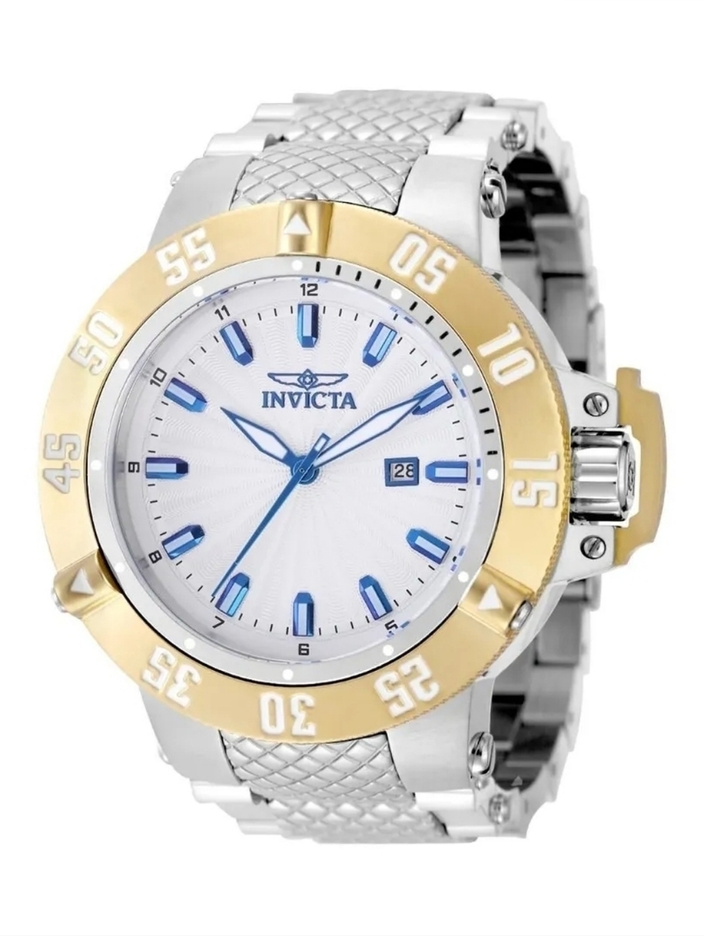 RARE NEW ⌚️ Invicta Subaqua Noma III Men's Watch - 50mm, Gold Blue White 50052